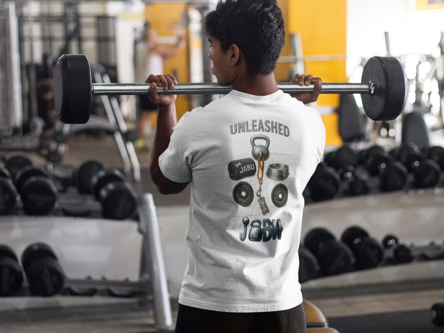 JABU GRIND - BULLDOG: A Fun, Dog-Loving Gym Tee for NZ & AU Humans JABU© • JustAboutBeingU®