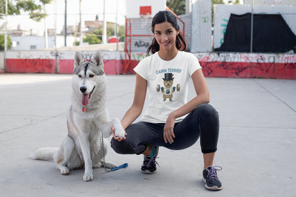 JABU GRIND - CAIRN TERRIER: A Fun, Dog-Loving Gym Tee for NZ & AU Humans JABU© • JustAboutBeingU®