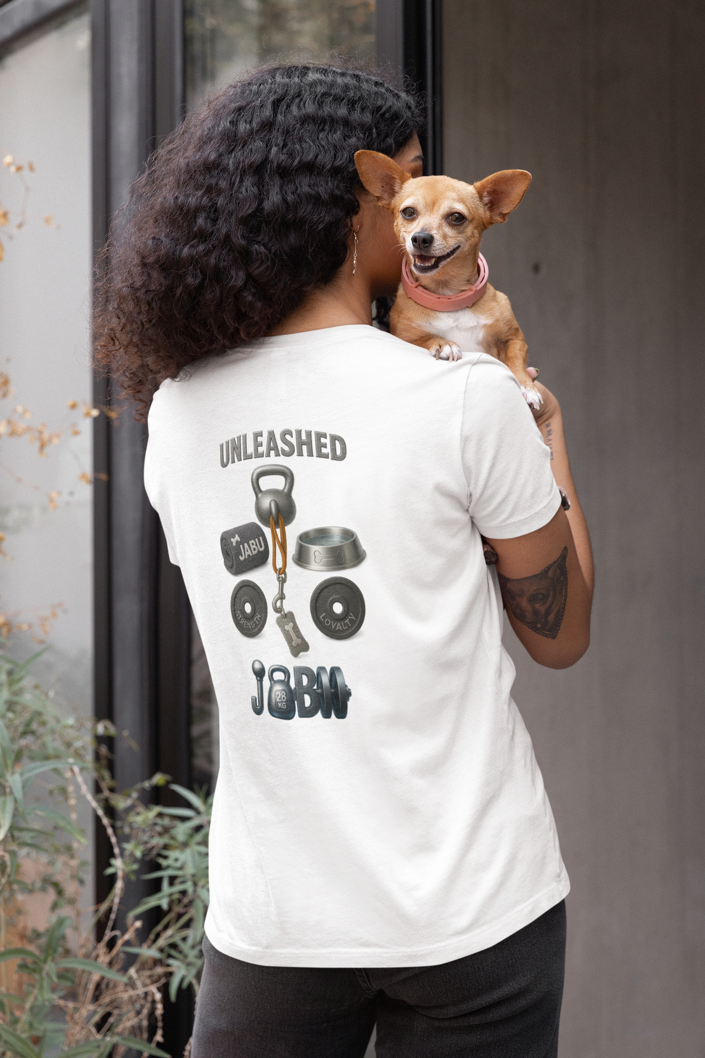 JABU GRIND - CHIHUAHUA: A Fun, Dog-Loving Gym Tee for NZ & AU Humans JABU© • JustAboutBeingU®