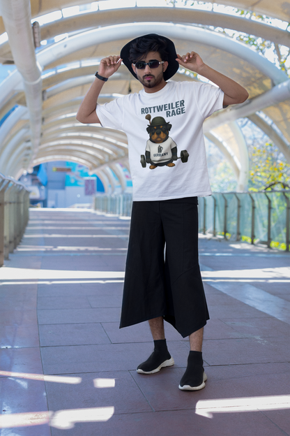 JABU GRIND - ROTTWEILER: A Fun, Dog-Loving Gym Tee for NZ & AU Humans JABU© • JustAboutBeingU®