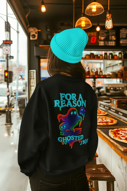 JABU Neon Ghosted: For a Reason Streetwear Sweatshirt for NZ & AU Trendsetters JABU© • JustAboutBeingU®