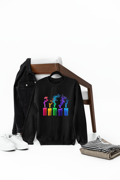 JABU Neon Flames: Candlelight Streetwear Energy for NZ & AU Style JABU© • JustAboutBeingU®