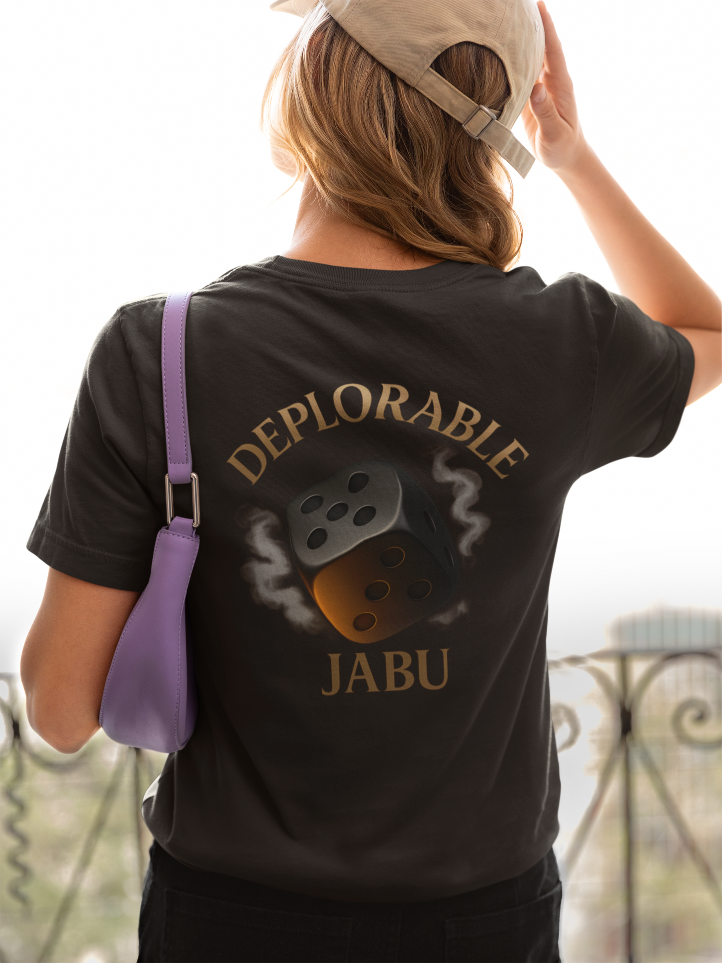 Adorable or Deplorable Dice Tee
Life’s a roll of the dice — some days you’re sweet, some days you’re savage. This design owns both sides. Smooth feel, bold print, and a playful edge that turns heads anywhere you go.

JABU© • JustAboutBeingU®