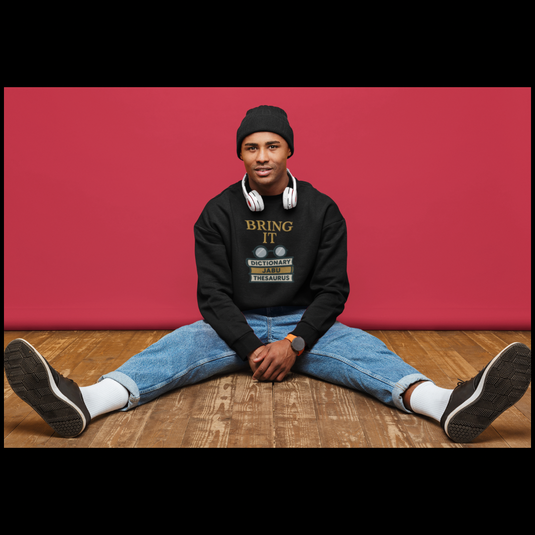 Bring It Graphic Sweatshirt
JABU© • JustAboutBeingU®