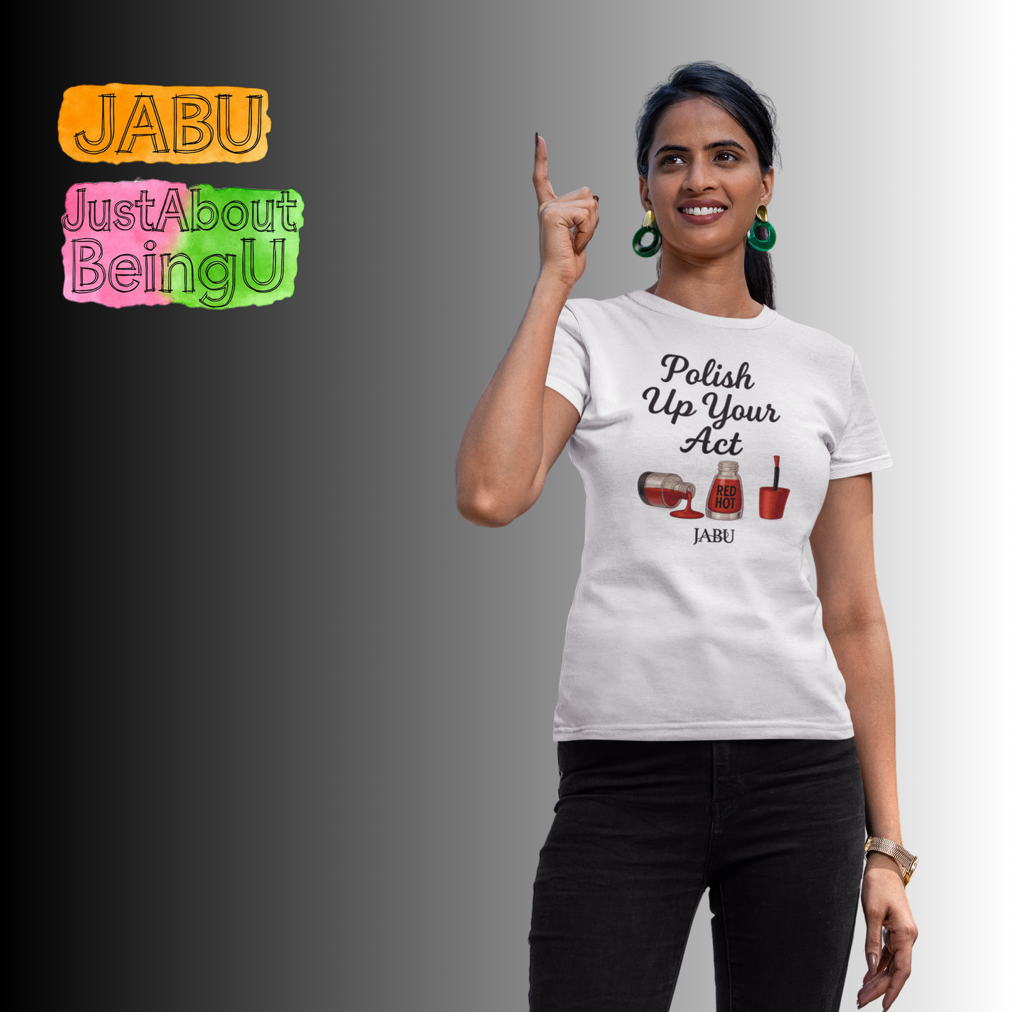 Red Hot Polish Up Your Act Tee!