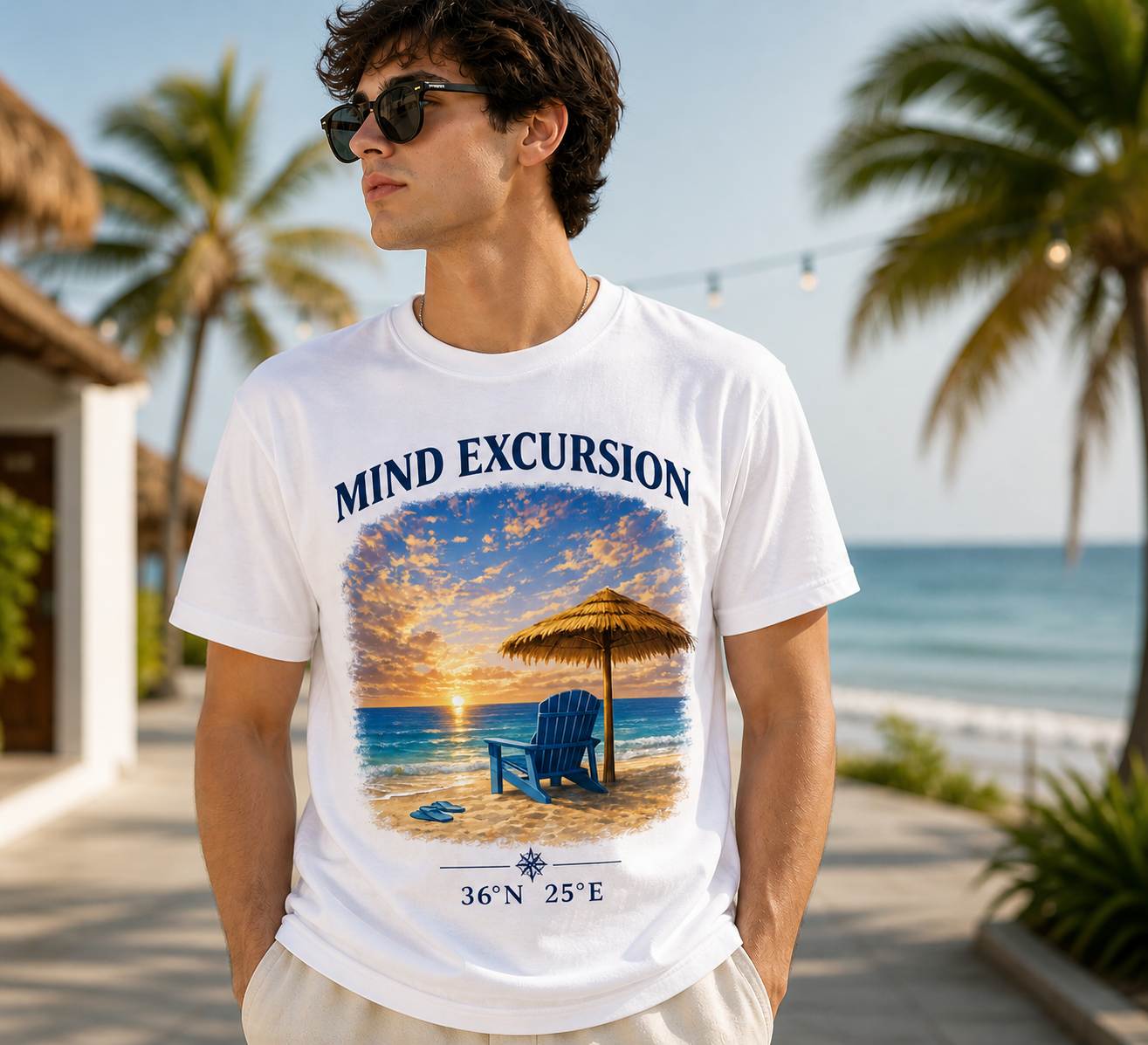 Mind Excursion Mediterranean Tee