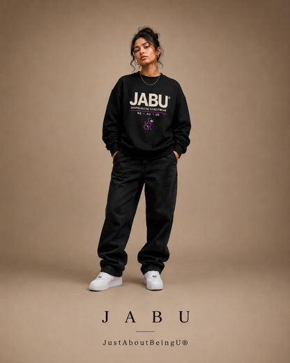 JABU Unapologetic Streetwear Crewneck Sweatshirt