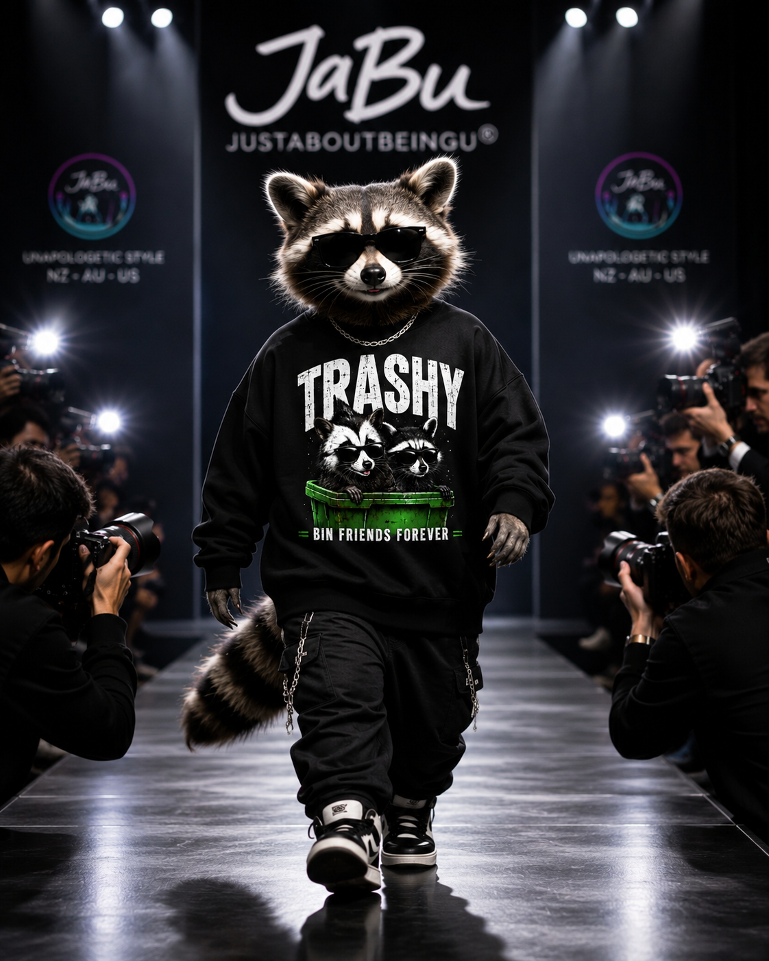 Trashy Bin Friends Forever Crewneck Sweatshirt