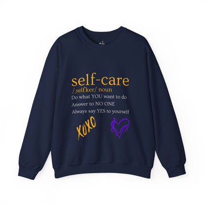 ✅ AU/NZ Self-Care Crewneck Sweatshirt, Unisex Sweatshirt, Affirmation Apparel, Self-Love Gift, Cozy Casual Wear, Mindfulness Clothing
