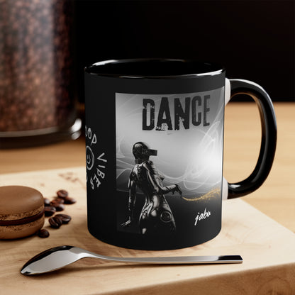 ✅  AU/NZ Colorful Accent Mugs, 11oz Cyborg GOLD