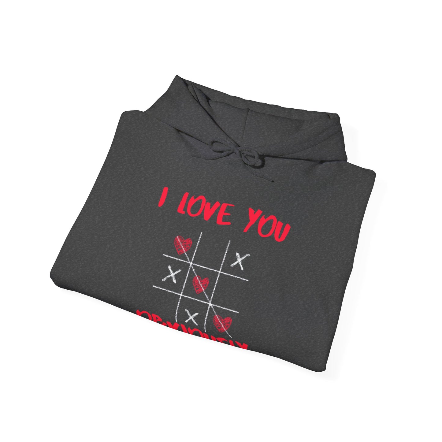 ✅ AU/NZ Casual Love Hoodie - I Love You Obviously | Hearts Win | Perfect Gift for Valentine's Day & Everyday Wear