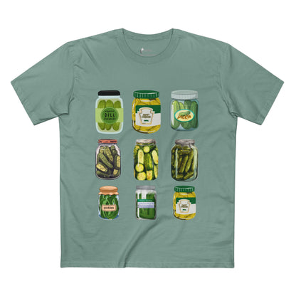 ✅ AU/NZColorful Pickle Graphic Tee — Fun Farmhouse Shirt, Cute Farmer's Market T-shirt, Gift for Foodies, Summer Tee, Garden Lover Clothing