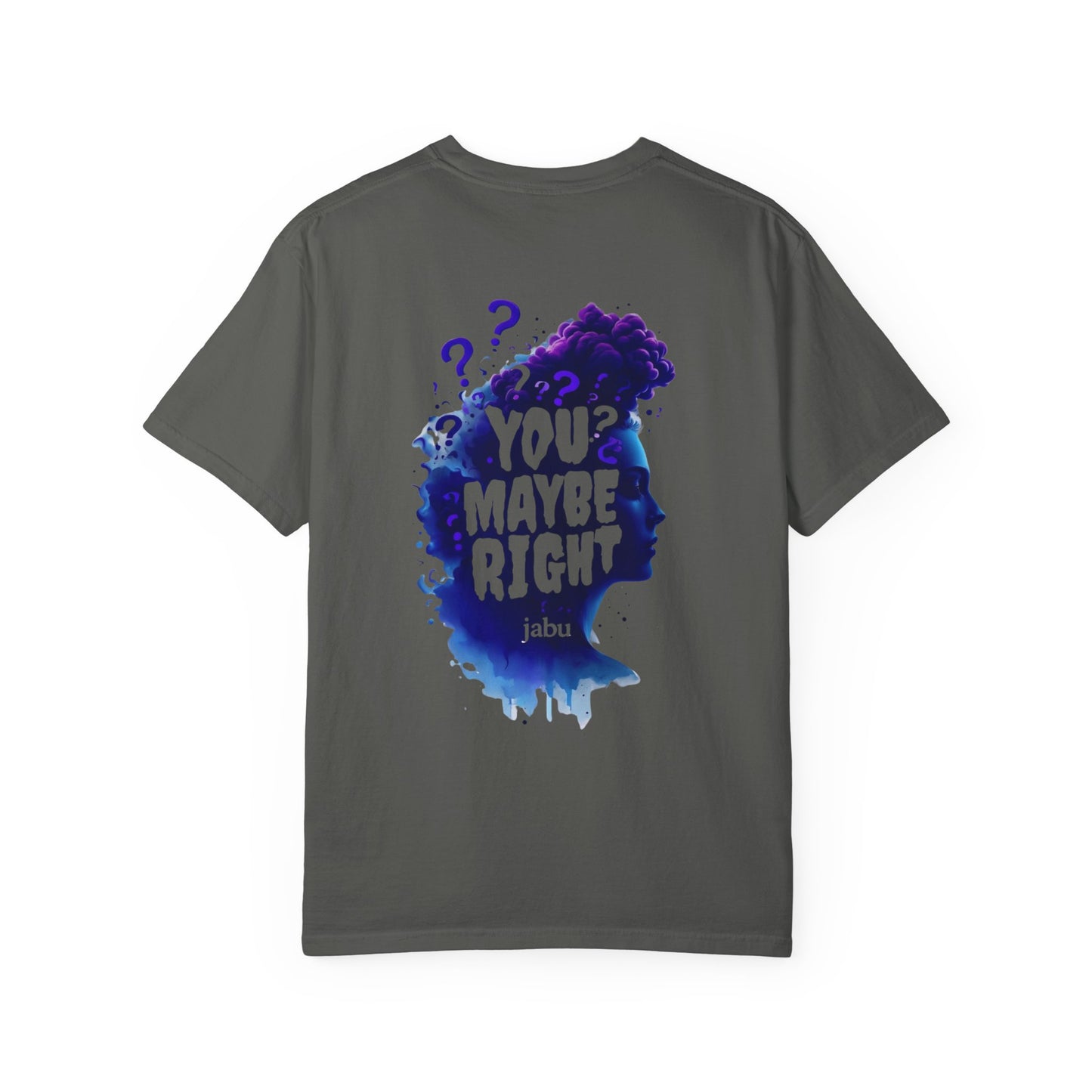 ✅ AU/NZ/Comfort Colours 1717, Unisex Garment-Dyed T-Shirt - 'You Assume Incorrectly, Maybe Right!