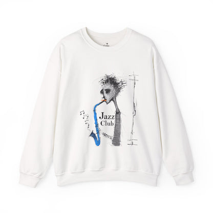 ✅ AU/NZ Jazz Club Graphic Unisex Sweatshirt - Music Lover Gift, Streetwear, Jazz Aesthetic, Graphic Unisex Streetwear, Jazz Lovers!