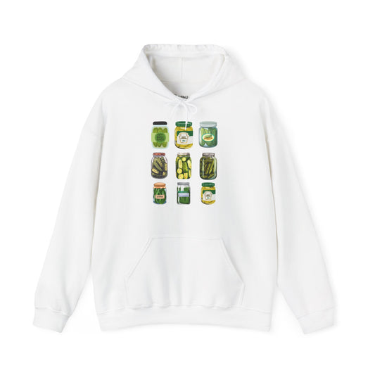 ✅ AU/NZ Farmer's Market Hoodie – Unisex Heavy Blend™ Sweatshirt with Pickle Design