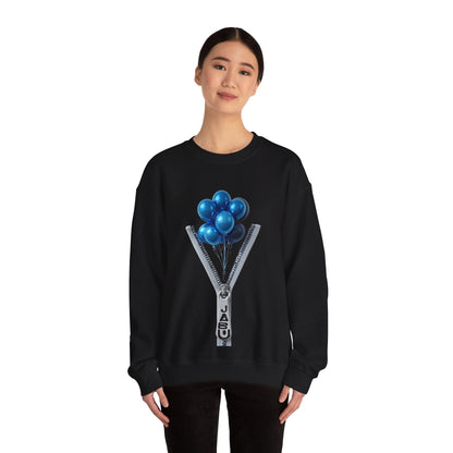 ✔️ AU/NZ Dreams & Celebration Unisex Crewneck Sweatshirt - Zip Design with Balloons