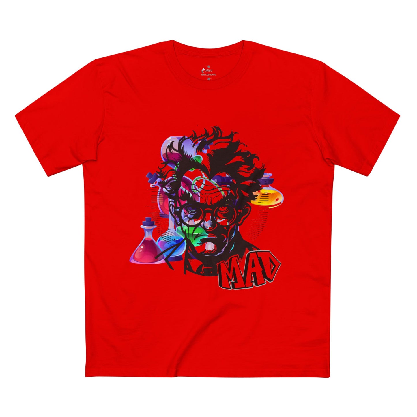 ✅ AU/NZ-As Colour 5001,Mad Scientist Graphic Tee - Fun T-Shirt for Science Lovers, Gift for Birthdays, Halloween, or Everyday Wear, Unique Art Tee, Quirky Fashion