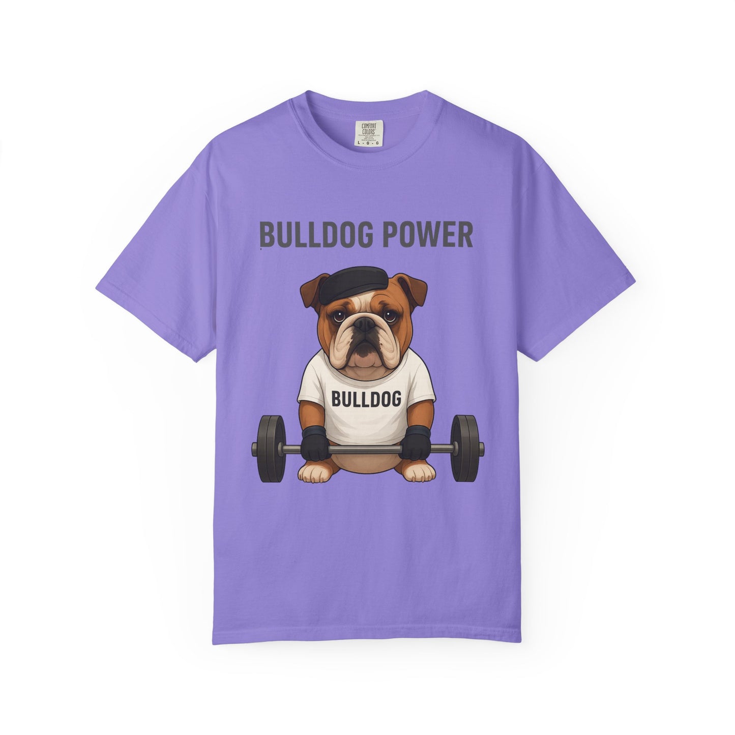 JABU GRIND - BULLDOG: A Fun, Dog-Loving Gym Tee for NZ & AU Humans JABU© • JustAboutBeingU®