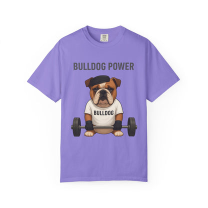 JABU GRIND - BULLDOG: A Fun, Dog-Loving Gym Tee for NZ & AU Humans JABU© • JustAboutBeingU®
