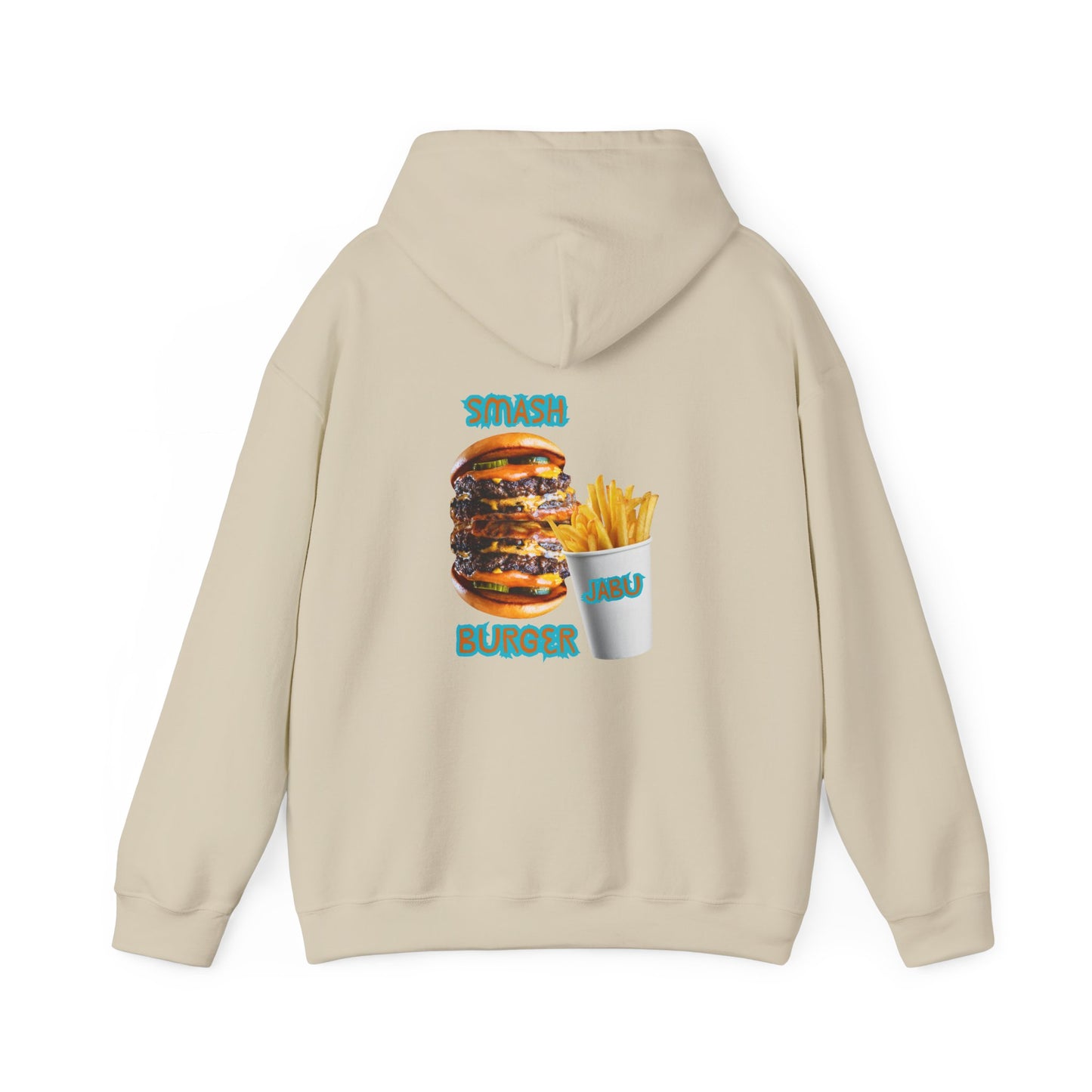 ✅ AU/NZ Smash Burger Unisex Hoodie with Fun Food Graphics