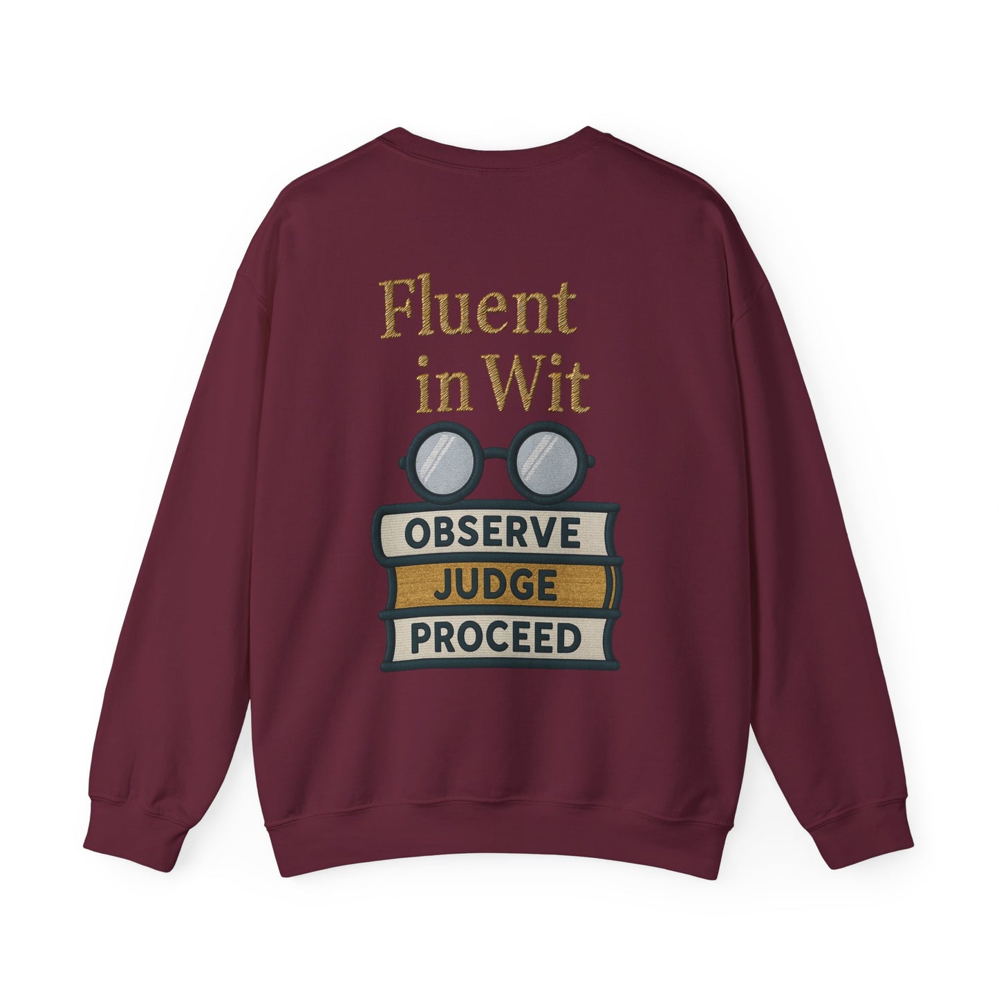 Fluent In Wit Graphic Sweatshirt
JABU© • JustAboutBeingU®