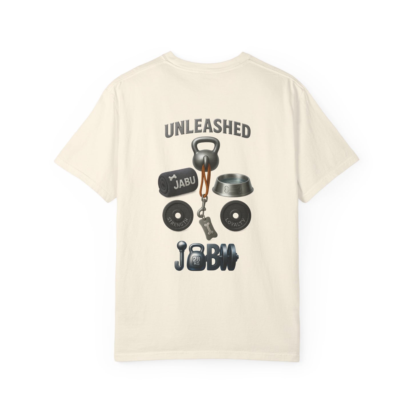 JABU GRIND - STAFFY: A Fun, Dog-Loving Gym Tee for NZ & AU Humans JABU© • JustAboutBeingU®