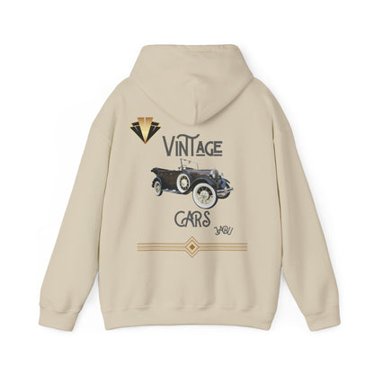 ✅ AU/NZ Vintage Cars Hooded Sweatshirt - Retro Auto Lovers Gift, Classic Car Apparel, Nostalgic Sweatshirt, Automotive Fashion, Car Enthusiasts!