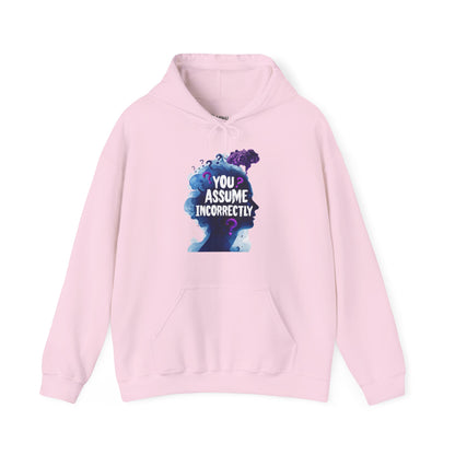 ✅ AU/NZ  Assume Incorrectly Unisex Hoodie - Thought-Provoking Graphic Sweatshirt- You Assume!