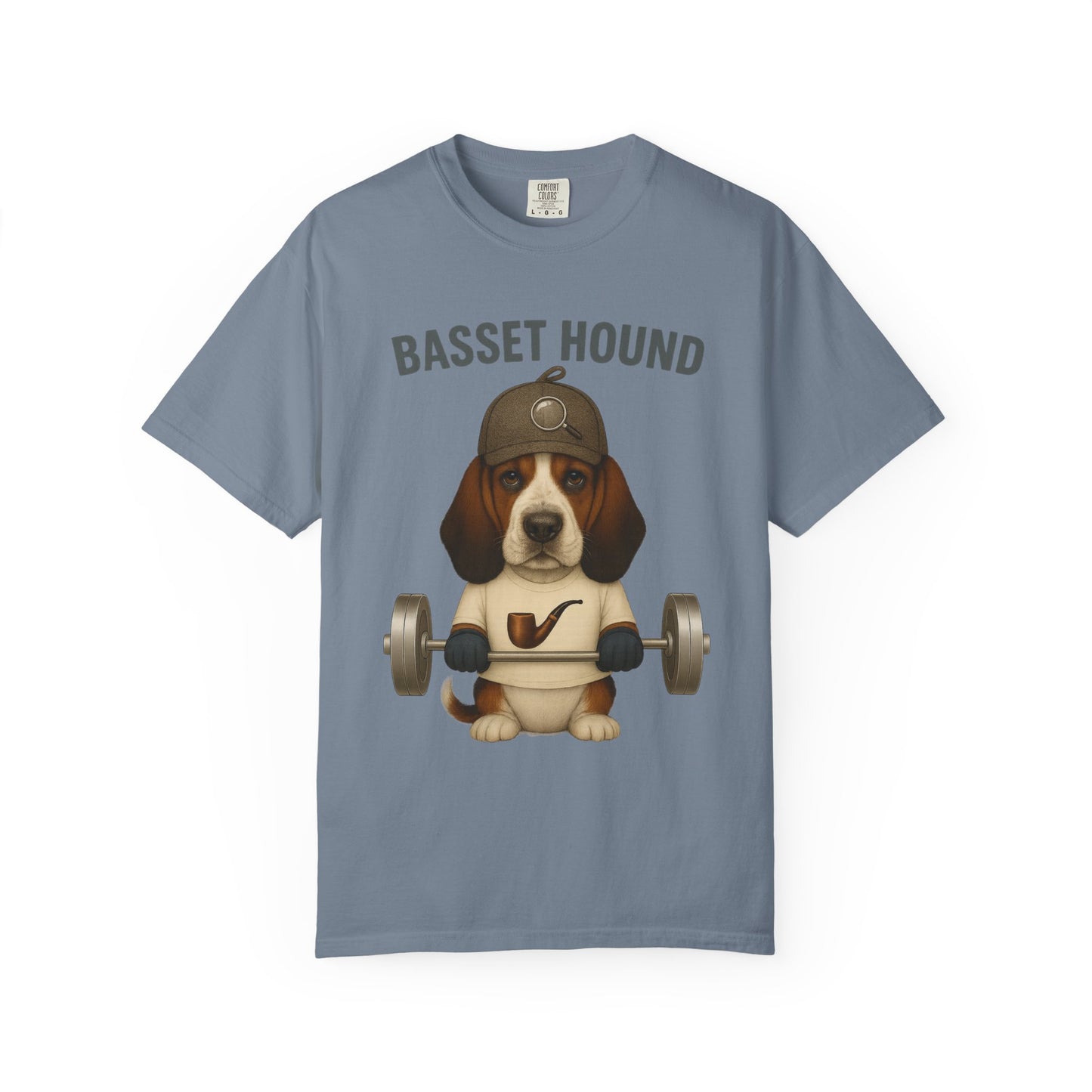 JABU GRIND - BASSET HOUND: A Fun, Dog-Loving Gym Tee for NZ & AU Humans JABU© • JustAboutBeingU®