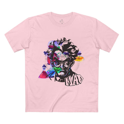 ✅ AU/NZ-As Colour 5001,Mad Scientist Graphic Tee - Fun T-Shirt for Science Lovers, Gift for Birthdays, Halloween, or Everyday Wear, Unique Art Tee, Quirky Fashion
