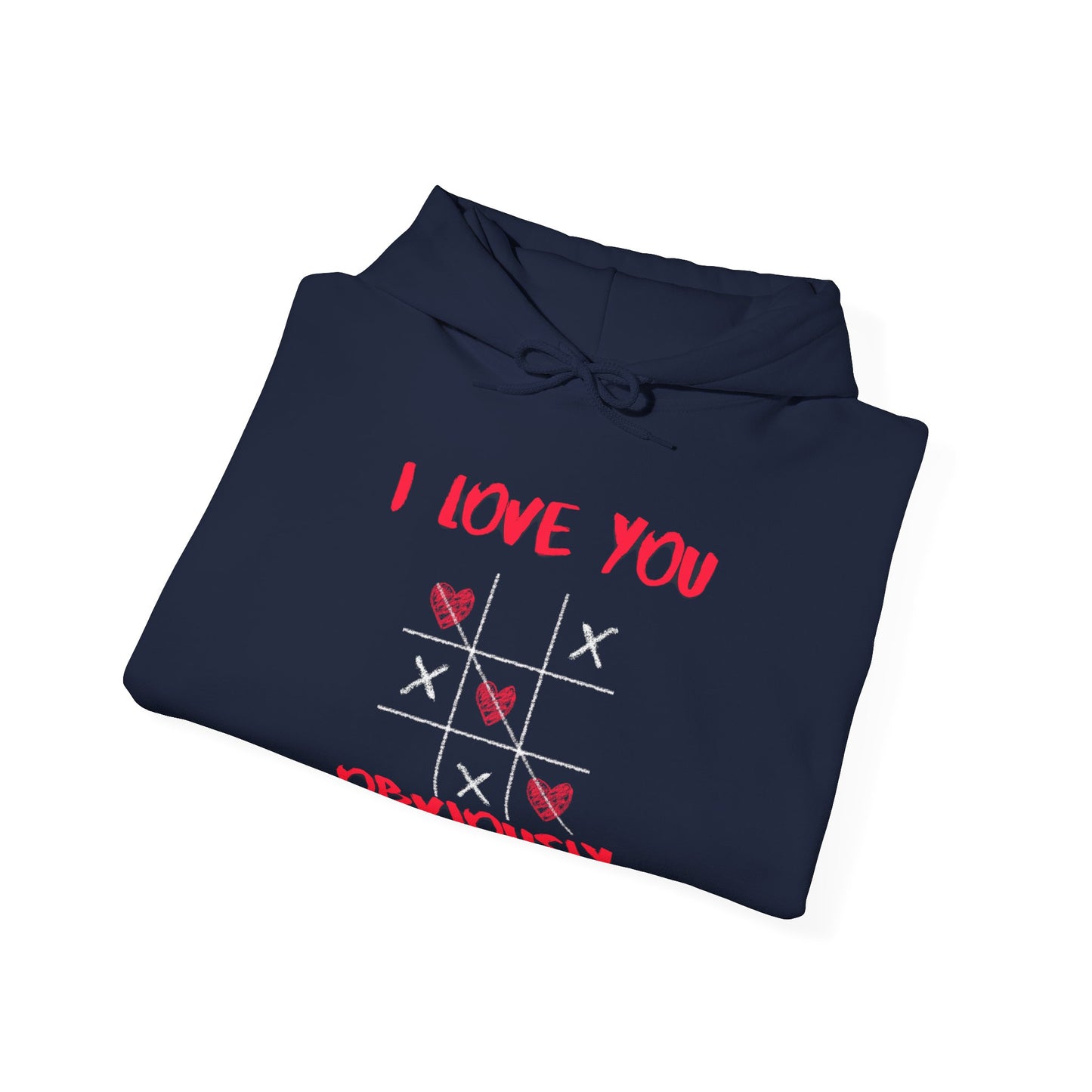 ✅ AU/NZ Casual Love Hoodie - I Love You Obviously | Hearts Win | Perfect Gift for Valentine's Day & Everyday Wear