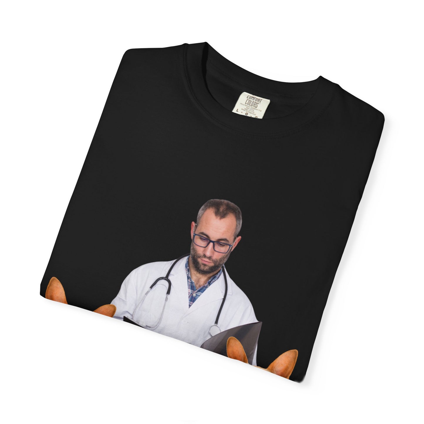 ✅ AU/NZ,Comfort Colours 1717-Funny Dog and Bubble Unisex T-Shirt - Perfect for Pet Lovers Bubbles!