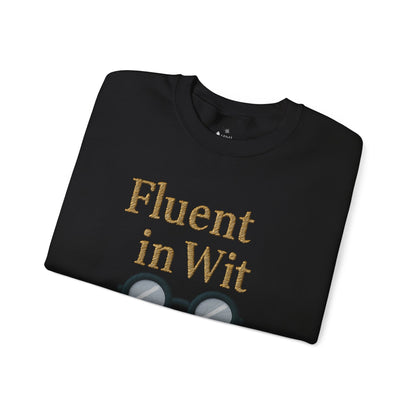 Fluent In Wit Graphic Sweatshirt
JABU© • JustAboutBeingU®