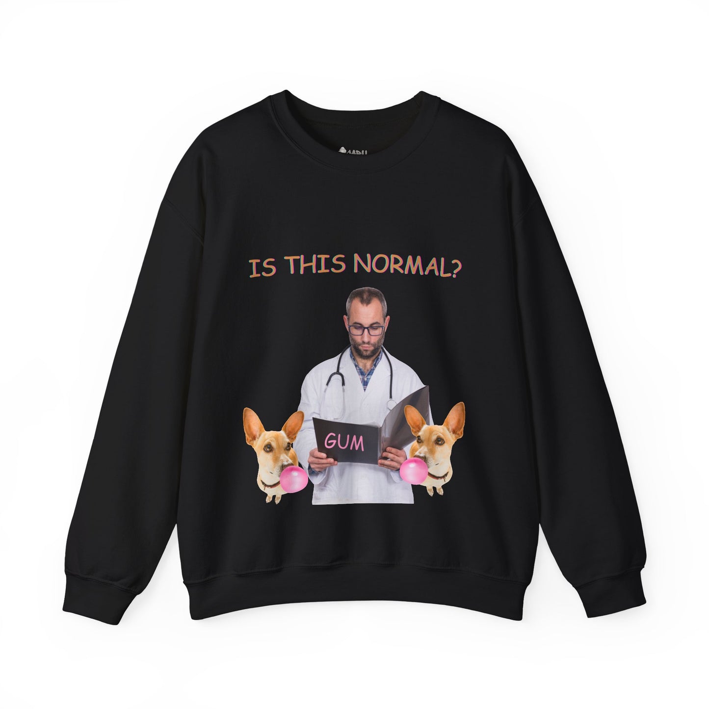 ✅  AU/NZ Funny Dog Lover Crewneck Sweatshirt - 'Is This Normal?' & 'Bubbles' Design