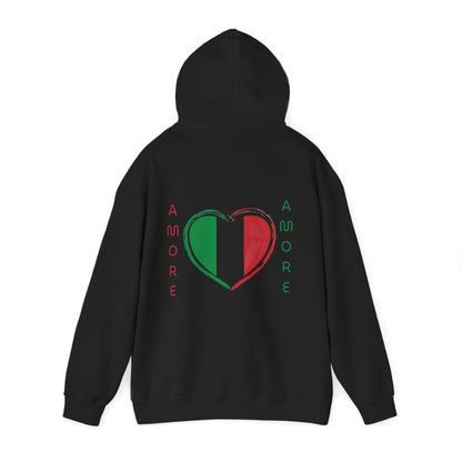 ✅ AU/NZ Italian Love Hoodie | Unisex Heavy Blend Sweatshirt | Perfect for Gifting, Italian Heritage Celebrations, Casual Wear, Travel, Festivals, VESPA!