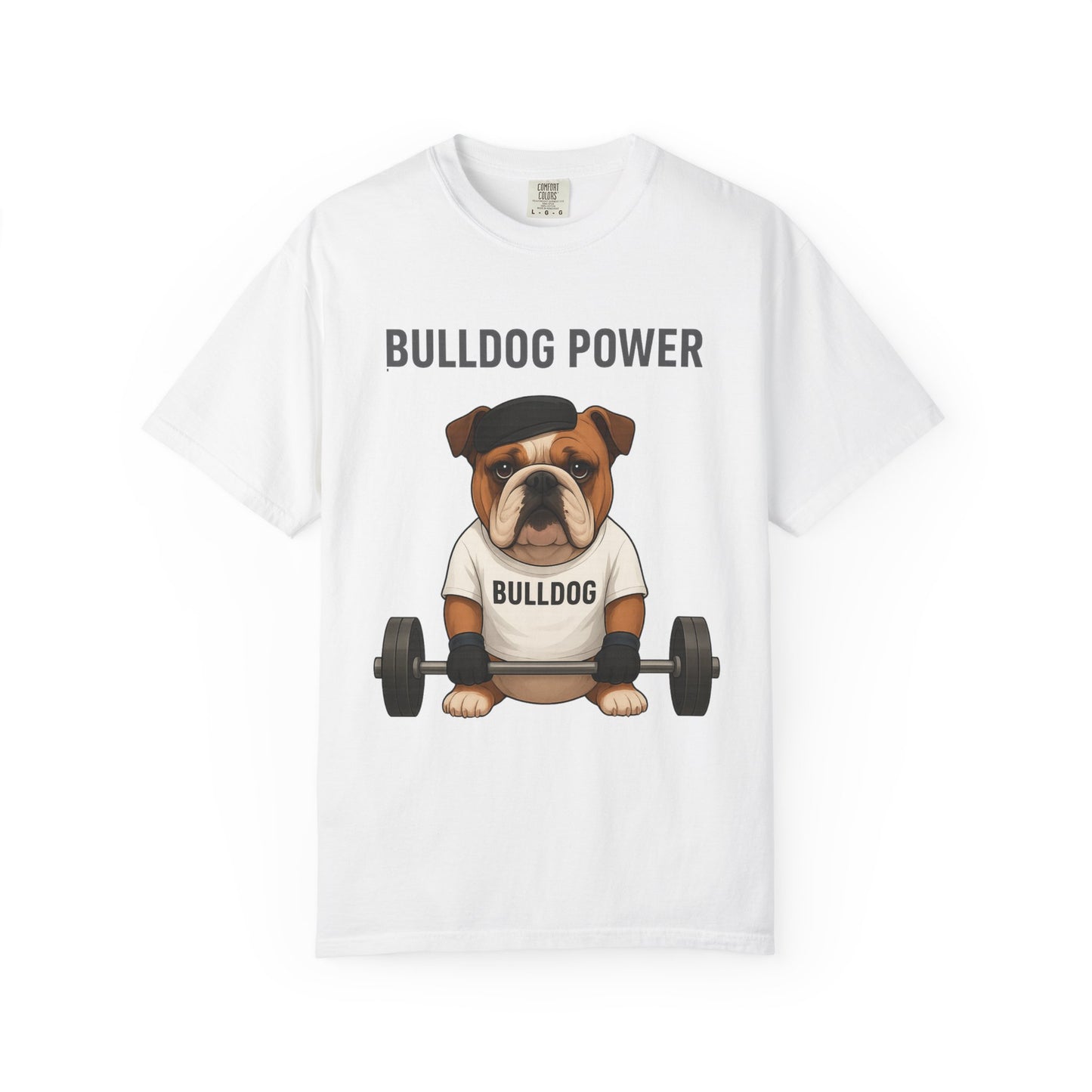 JABU GRIND - BULLDOG: A Fun, Dog-Loving Gym Tee for NZ & AU Humans JABU© • JustAboutBeingU®