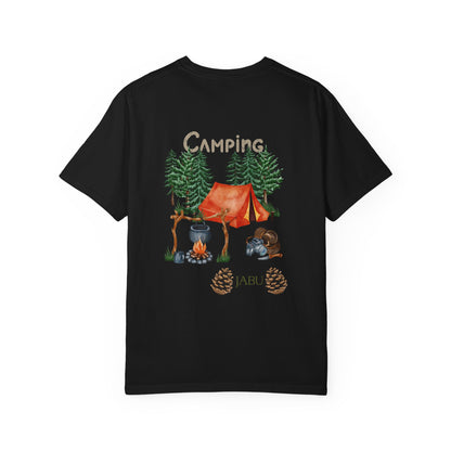 ✅ AU/NZ-Comfort Colours 1717-Camping Adventure Unisex T-Shirt – Embrace Nature with Vintage Design Camping
