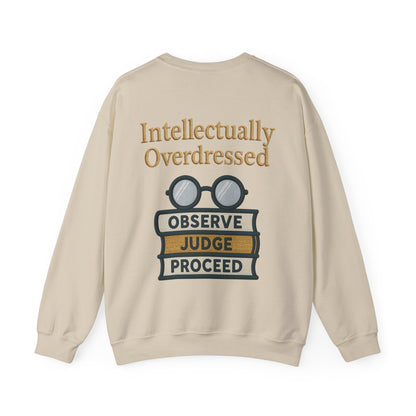 Intellectually Overdressed Sweatshirt
JABU© • JustAboutBeingU®