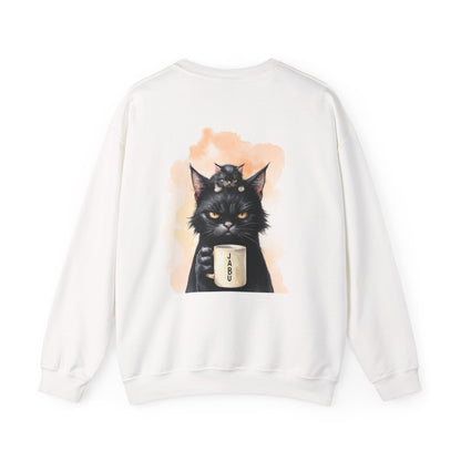 ✅ AU/NZ Cat Lover's Crewneck Sweatshirt - "Holidays at Home" Design Kittens