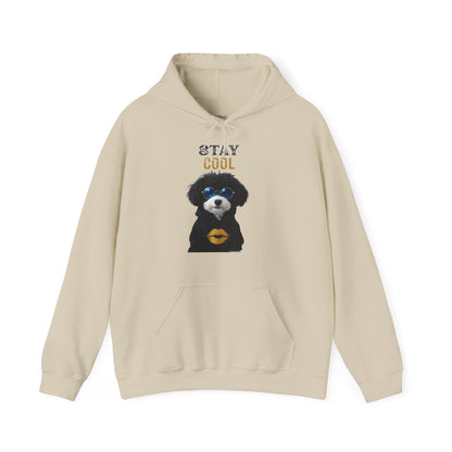 ✅ AU/NZ Stay Cool Dog Hoodie, Unisex Heavy Blend Sweatshirt, Pet Lover Gift, Cool Canine Apparel, Cozy Dog Hoodie, Dog Lover Sweatshirt, Jabu’s Brand Ambassador!
