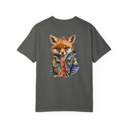 ✅  AU/NZ Clever Fox Unisex Garment-Dyed T-Shirt - Fun Animal Graphic Tee for Creative Souls