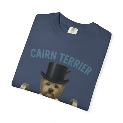 JABU GRIND - CAIRN TERRIER: A Fun, Dog-Loving Gym Tee for NZ & AU Humans JABU© • JustAboutBeingU®