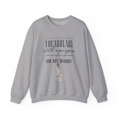 ✅ AU/NZ Vocabulary with a Purpose Crewneck Sweatshirt - Unisex WORD