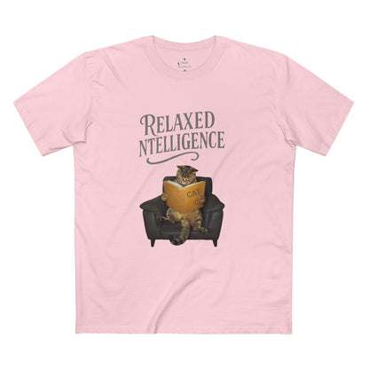 ✅  AU/NZ  As Colour 5001/Cat Lover's Relaxed Intelligence Tee - Funny Cat Shirt, Pet Gift, Quirky Humor Apparel, Birthday Gift, Animal Lover's Tee
