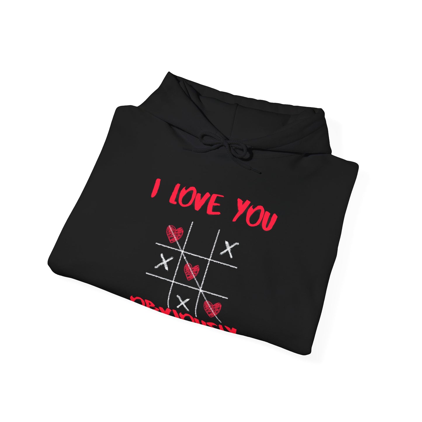 ✅ AU/NZ Casual Love Hoodie - I Love You Obviously | Hearts Win | Perfect Gift for Valentine's Day & Everyday Wear