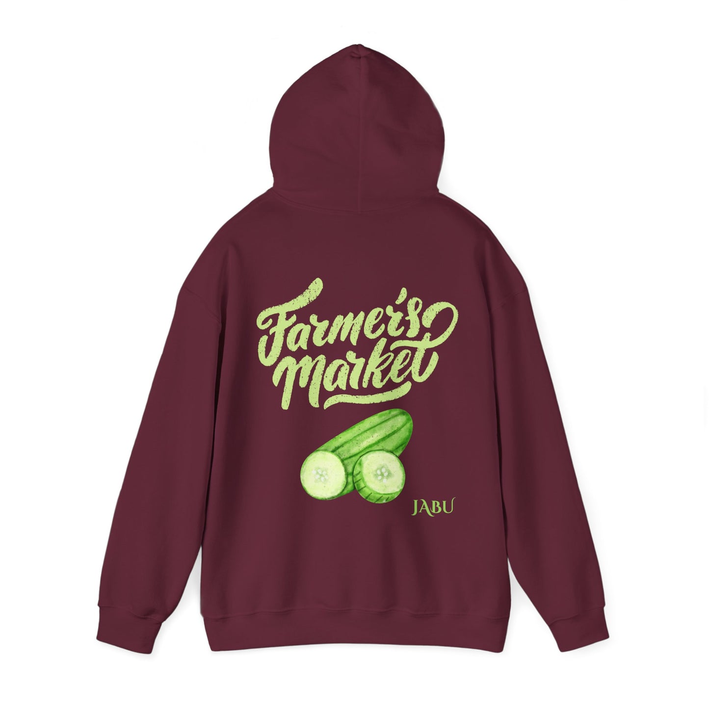 ✅ AU/NZ Farmer's Market Hoodie – Unisex Heavy Blend™ Sweatshirt with Pickle Design
