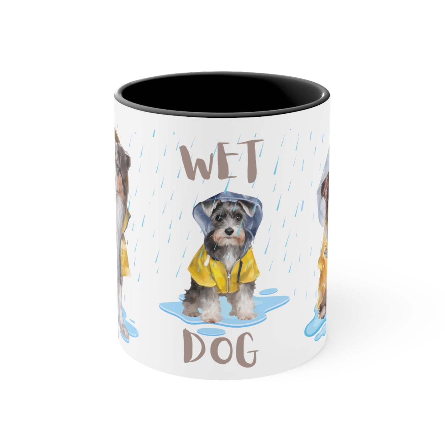 ✅ AU/NZ Colorful Dog-Themed Accent Mugs, Wet Dog Mug, Pet Owner Gift, Rainy Day Coffee Cup, Dog Lover's Mug, Cute Pet Accessories