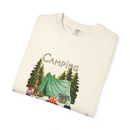 ✅ AU/NZ-Comfort Colours 1717, Camping Adventure Unisex T-Shirt – Embrace Nature with Vintage Design Camping
