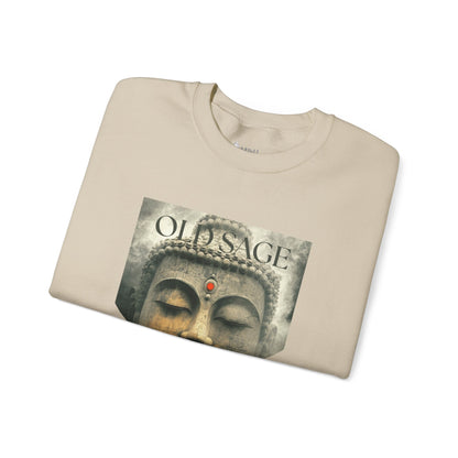 ✅ AU/NZ Spiritual Buddha Crewneck Sweatshirt - Unisex Heavy Blend™ SAGE