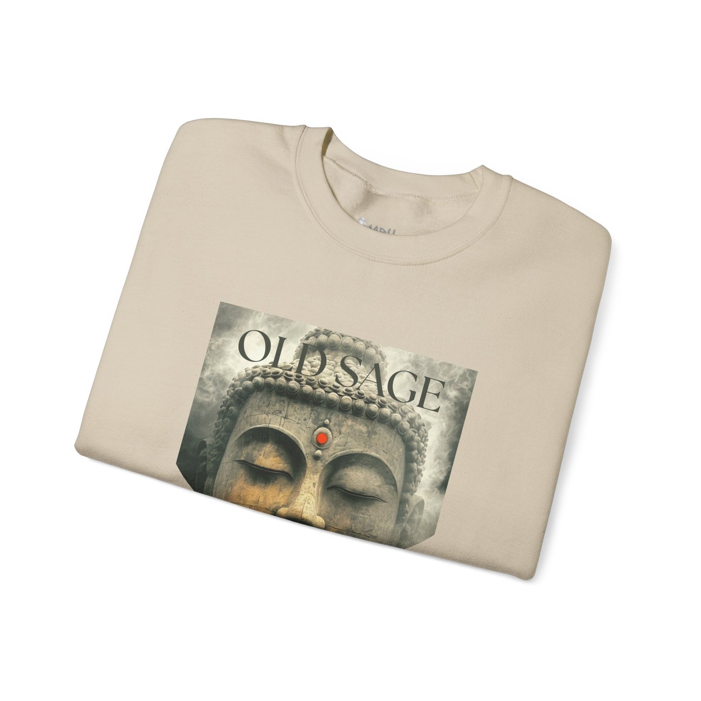 ✅ AU/NZ Spiritual Buddha Crewneck Sweatshirt - Unisex Heavy Blend™ SAGE